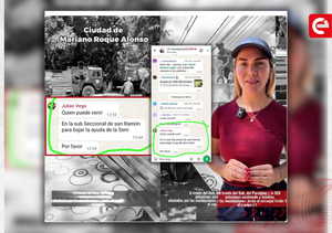 Denuncian a la Diputada Johana Vega, presunto uso de ayuda estatal con fines políticos en Mariano Roque Alonso - Canal-E