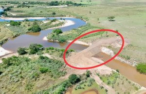 Crimen ambiental: presentan denuncia ante el Mades por desvío intencional del cauce del «arroyo Yabebyry»