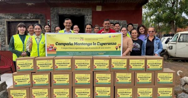 La Nación / Campaña Mantenga la esperanza: entregan alimentos a 30 familias vulnerables de San Lorenzo
