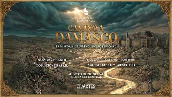 “Camino a Damasco”: el CFA prepara una Semana Santa con teatro, música y mensaje de transformación