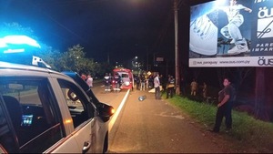 Siniestro vial se cobra la vida de una pareja de motociclistas en Ciudad del Este