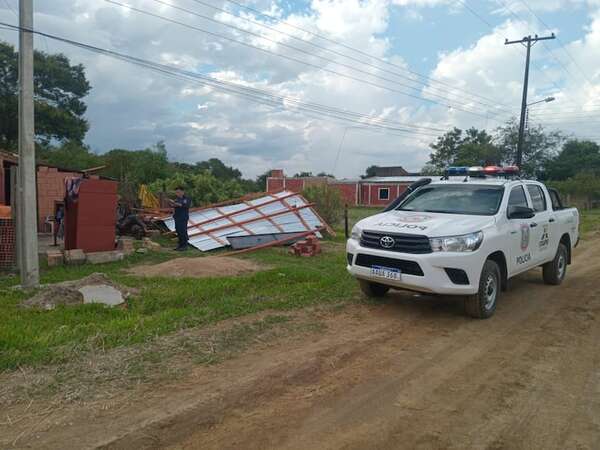 Pilar: familias quedaron en situación crítica tras fuerte tormenta y autoridades prometen asistencia - Nacionales - ABC Color