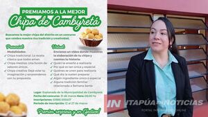 BUSCAN ELEGIR LA MEJOR CHIPA DE CAMBYRETÁ EN CONCURSO MUNICIPAL