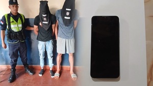 Dos jóvenes fueron detenidos tras sup. hurto y recuperan celular en Hohenau
