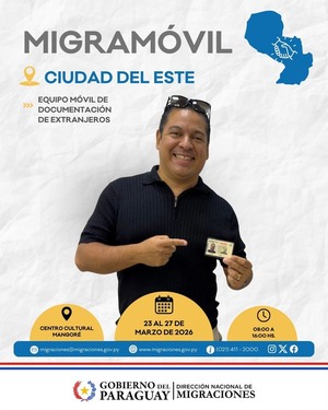 MigraMóvil vuelve a Ciudad del Este para facilitar trámites migratorios - ADN Digital