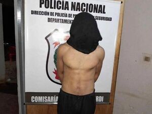 Adolescente de 16 años fue aprehendido tras disparar con arma casera y agredir a su madre