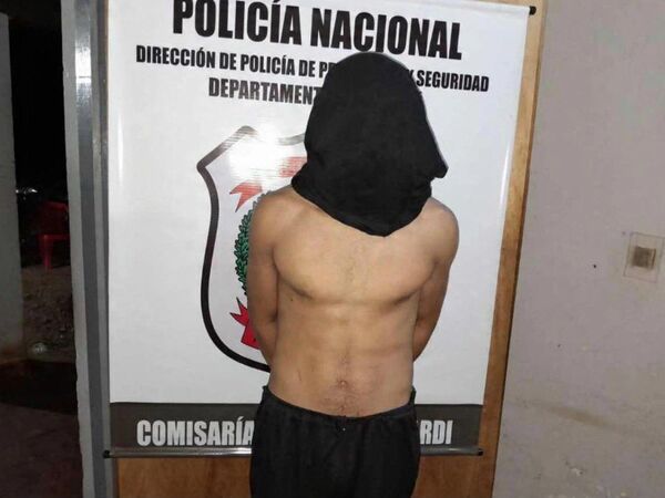 Adolescente de 16 años fue aprehendido tras disparar con arma casera y agredir a su madre