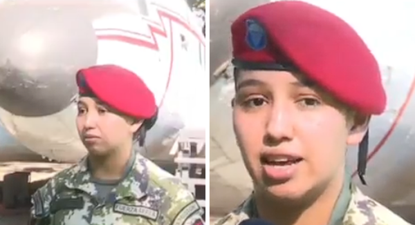 Jazmín Balbuena se convierte en la primera mujer indígena en la Fuerza Aérea Paraguaya - SNT