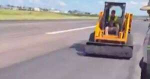 La Nación / Un bache demoró un avión con destino a Europa en el aeropuerto Silvio Pettirossi