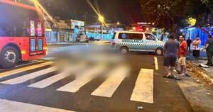 Diario HOY | Peatón muere atropellado sobre Av. Eusebio Ayala y conductor decide huir