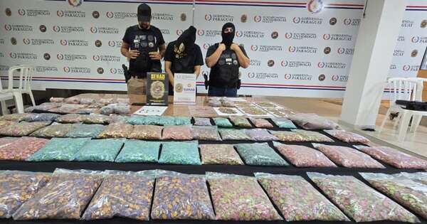 La Nación / Imputan a dominicano que cayó con más de 40.000 pastillas de éxtasis en Villa Elisa