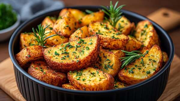 Para una persona: papas al horno con especias y dip casero - Gastronomía - ABC Color