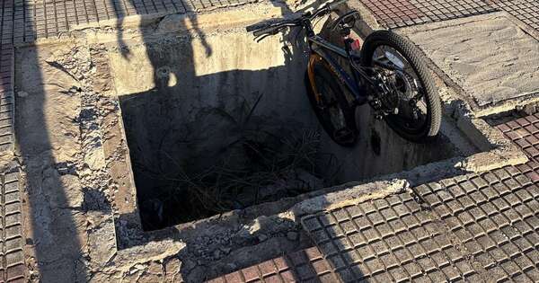 Diario HOY | Niño en bici cae a un registro destapado en la Costanera de Asunción