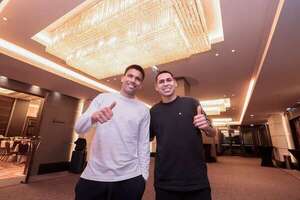 Diego Gómez y Gustavo Caballero, los primeros en suelo griego - Selección Paraguaya - ABC Color