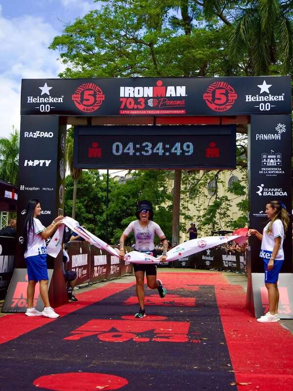 Susana Guillén se consagra campeona del Ironman 70.3 Panamá  - Polideportivo - ABC Color