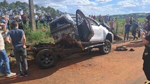 Accidente en Juan Eulogio Estigarribia deja tres adolescentes fallecidos - trece