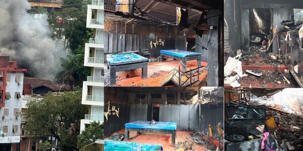  INCENDIO AFECTÓ UN BAR EN EL CENTRO DE ENCARNACIÓN