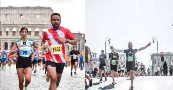 La Nación / Sacerdote paraguayo participó de maratón en Roma