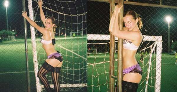 Diario HOY | Fotos de Addison Rae en la “canchita” tras Asuncionico 2026