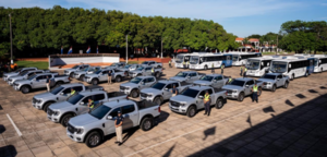 Peña encabezó acto de entrega de equipos y vehículos a la Policía Nacional - ADN Digital