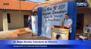 INAUGURAN MEJORAS EN LA ESCUELA HILARIA SANABRIA