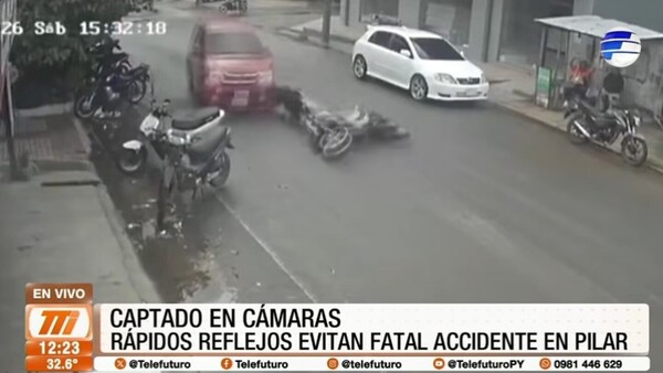 Maniobra heroica evita tragedia en Pilar