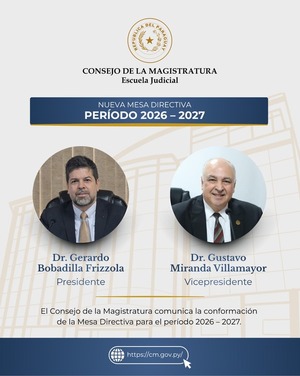 Consejo de la Magistratura elige nueva Mesa Directiva y conforma ternas para cargos judiciales