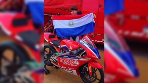 Paraguay llevó seis pilotos de motos de carrera en la antesala del premio mundial