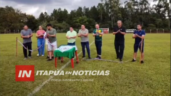 REINAUGURAN CAMPO DE JUEGO DEL CLUB VERDE OLIVO EN VILLA SANTA MARÍA