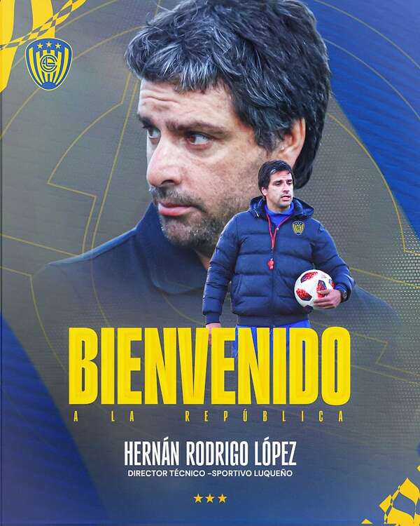Hernán Rodrigo López asume su segundo ciclo en el Sportivo Luqueño - Fútbol - ABC Color