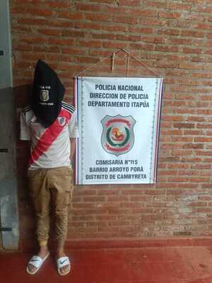 Cámaras de seguridad delatan a un conocido delincuente tras hurto en Arroyo Porã