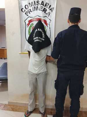 Detienen a “Negrollín” en el centro de Encarnación y le incautan motocicleta