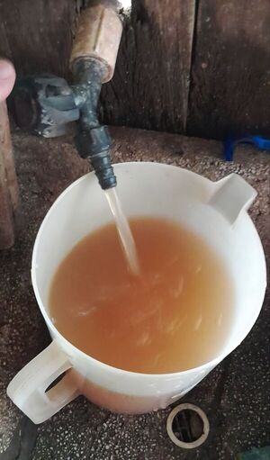 Consumo de agua turbia preocupa a pobladores de Paso Horqueta - Concepción al Día