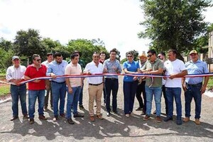 Gobernación del Alto Paraná inaugura nuevas obras viales en Juan León Mallorquín | DIARIO PRIMERA PLANA