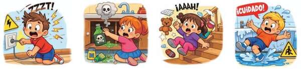 Situaciones de peligro para niños en la casa y en la escuela. Prevenciones - Así es mi desarrollo personal y social - ABC Color