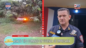 Asalto tipo comando en residencia de Natalio: sustraen armas y objetos de valor