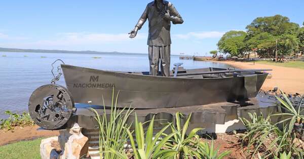 Diario HOY | Emotiva presencia de la autora de Pedro Canoero, que ya tiene su monumento