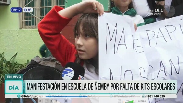 Crisis por falta de kits escolares en Ñemby