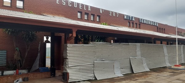 Avanzan refacciones en la escuela Mitã Tenonderã con finalización estimada en 60 días