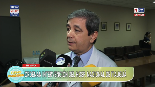 Intervienen el Hospital Nacional de Itauguá por denuncias de maltrato a médicos residentes