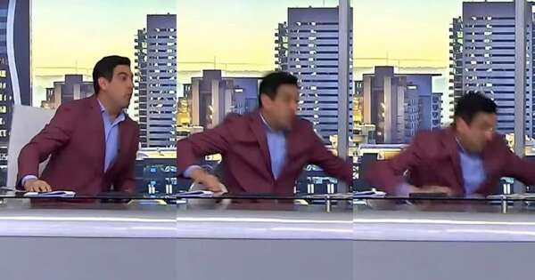 Diario HOY | Chiche Corte se cayó en vivo y Edwin Storrer no reaccionó