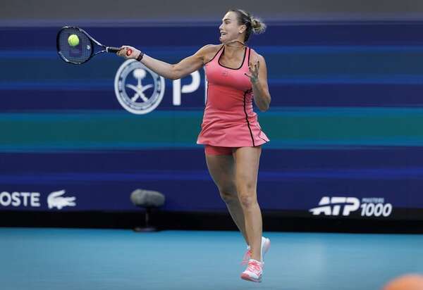 Sabalenka se aproxima a la doble conquista en Miami - Tenis - ABC Color