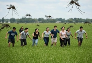 Lluvias y calor dispararon la proliferación de mosquitos “gigantes”, pero no transmiten dengue