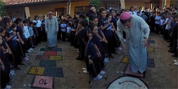 Popular / (VIDEO) ¡Mañami! El Monseñor Ricardo Valenzuela se puso a jugar al "descanso"