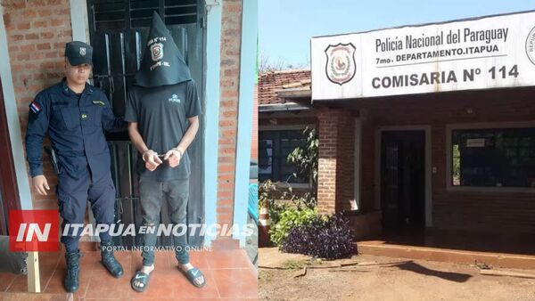 DETIENEN A SUJETO BUSCADO POR VIOLENCIA FAMILIAR EN ENCARNACIÓN