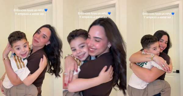 La Nación / Alexia Notto se subió al trend en el que advierte que su hijo “siempre será suyo”