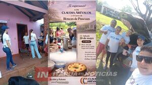 CLAUDIA ARÉVALOS IMPULSA CURSO DE ROSCAS DE PASCUA EN ENCARNACIÓN