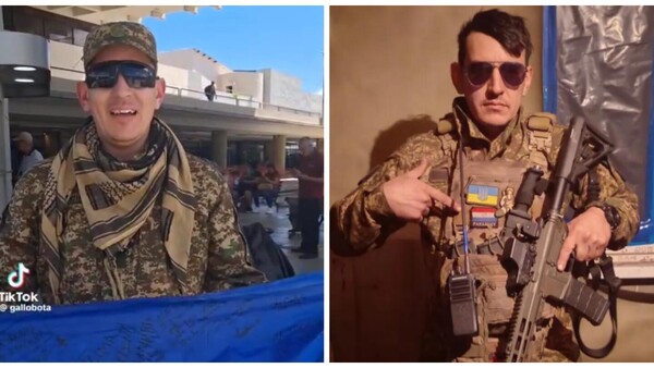 [VIDEO] Sobrevivió en Ucrania y tiró un saludo impensado a sus contreras