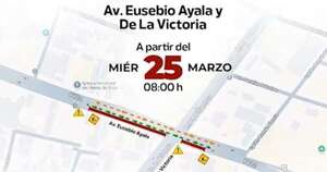 Diario HOY | Cierran media calzada de Eusebio Ayala desde hoy