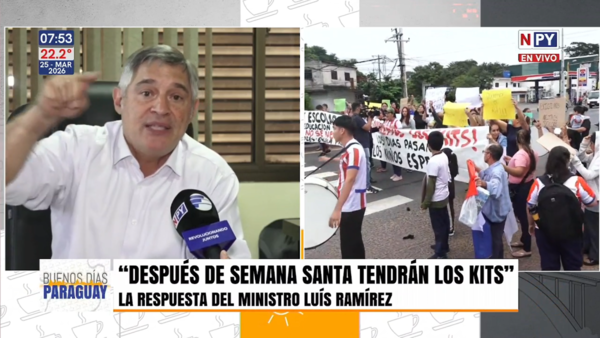 "Después de Semana Santa tendrán los kits": la respuesta del ministro de educación Luis Ramírez